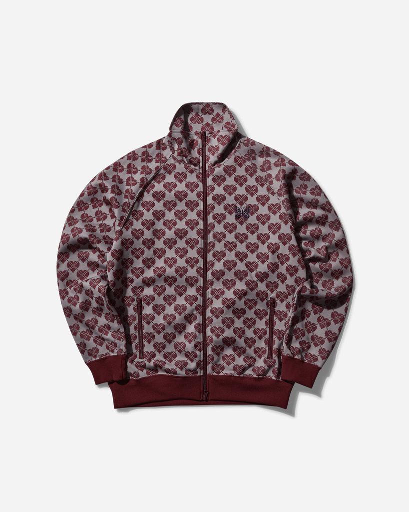 Needles Men's Poly Jacquard Track Jacket Heart - Hoodies