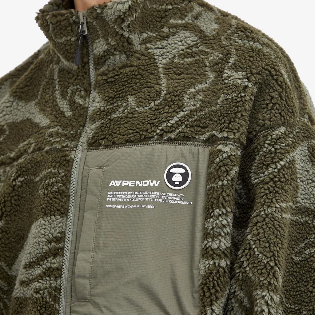 AAPE AAPE Now Camo Fleece Jacket 5