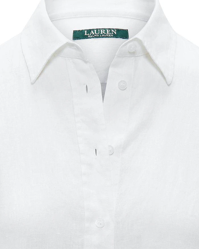 Ralph Lauren Linen Long Sleeve Collared Button Down Shirt, Regular & Petite 7