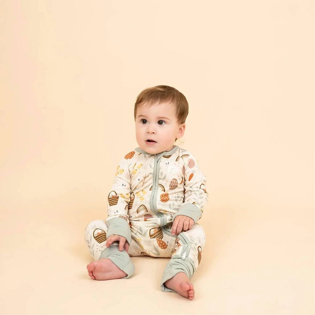 EMERSON AND FRIENDS Emerson And Friends - Kid's Hop To It Bamboo Easter Convertible Baby Pajamas