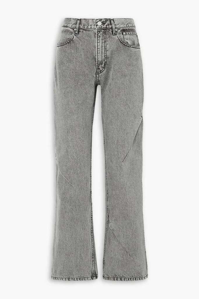 GAUCHERE Bleached high-rise straight-leg jeans 1