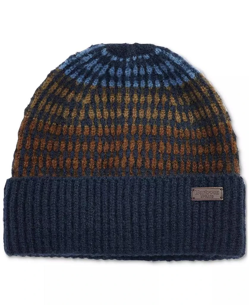 Barbour Men's Branton 2-Pc. Stripe Beanie & Scarf Set 1