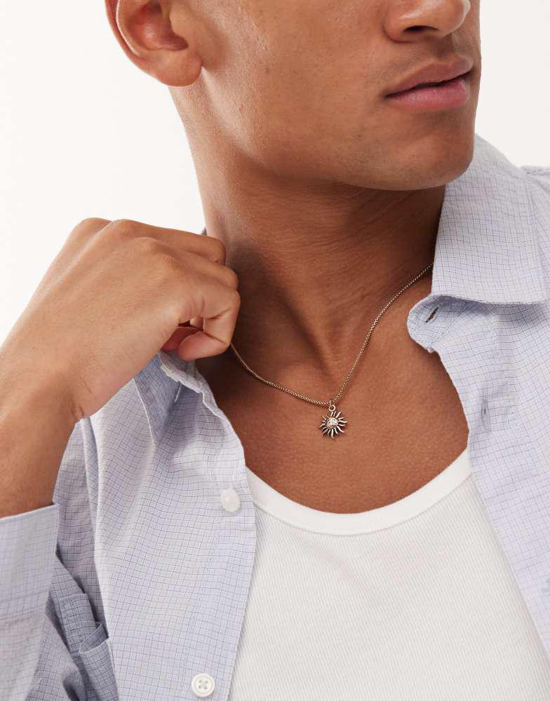 CLASSICS 77 Classics 77  sun pendant chain necklace in gold