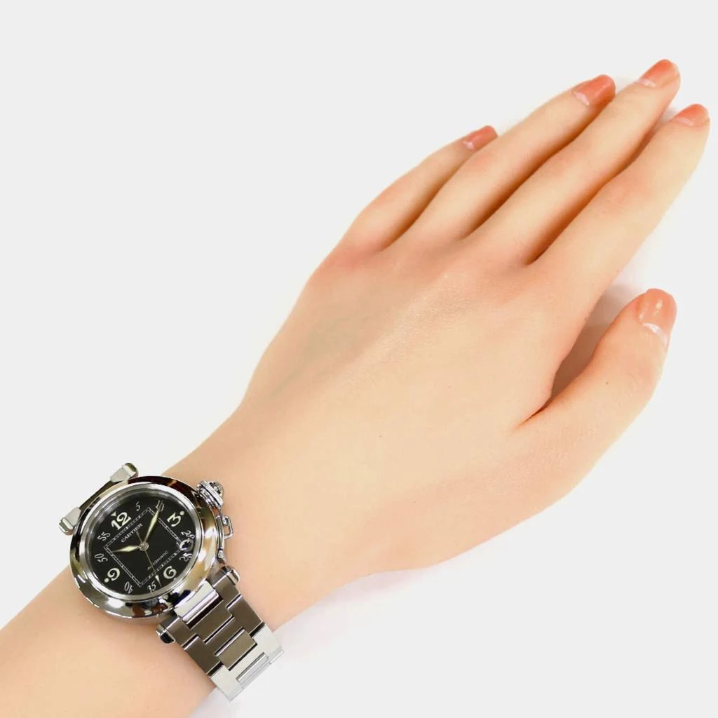 Cartier Cartier Black Stainless Steel Pasha C de Cartier 2324 Automatic Women's Wristwatch 35.5 mm 4