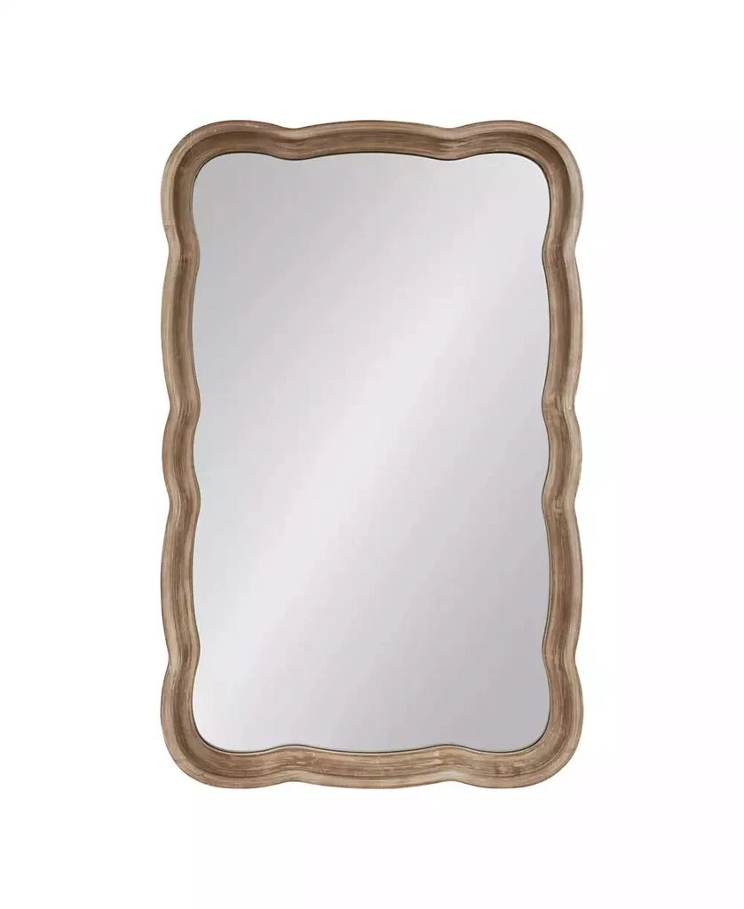 Kate and Laurel Hatherleigh Scallop Wood Wall Mirror