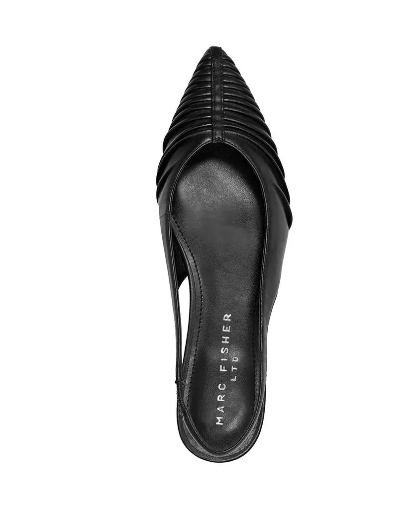 Marc Fisher Women's Dalatee Ruched Slingback Flats 4