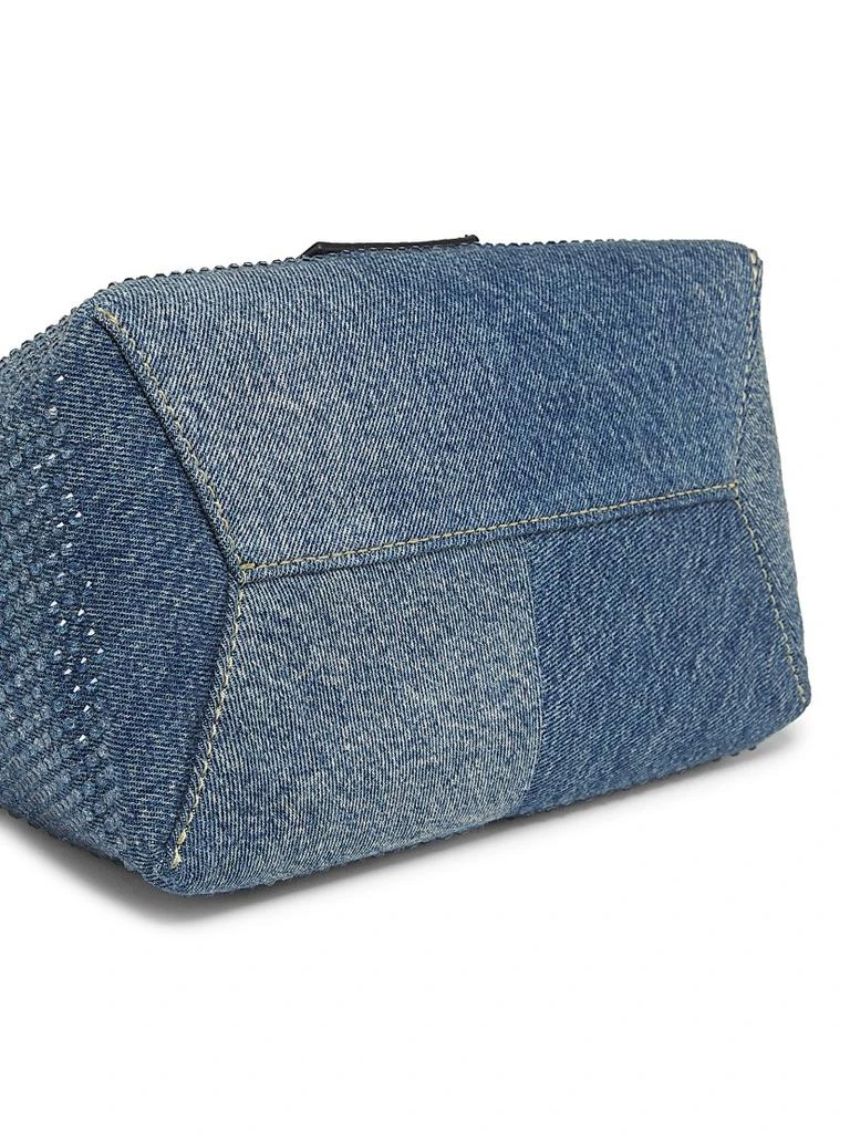 Marc Jacobs Crystal-Embellished Denim Top Handle Bag 6