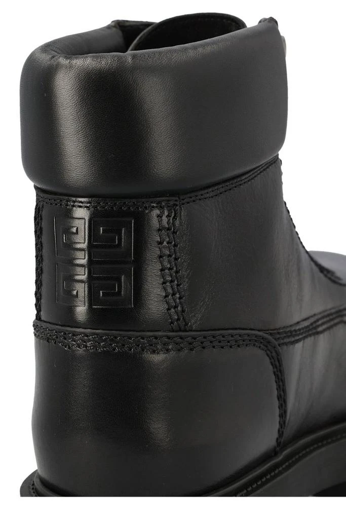 Givenchy Givenchy Lace-Up 4G Logo Debossed Ankle Boots 4