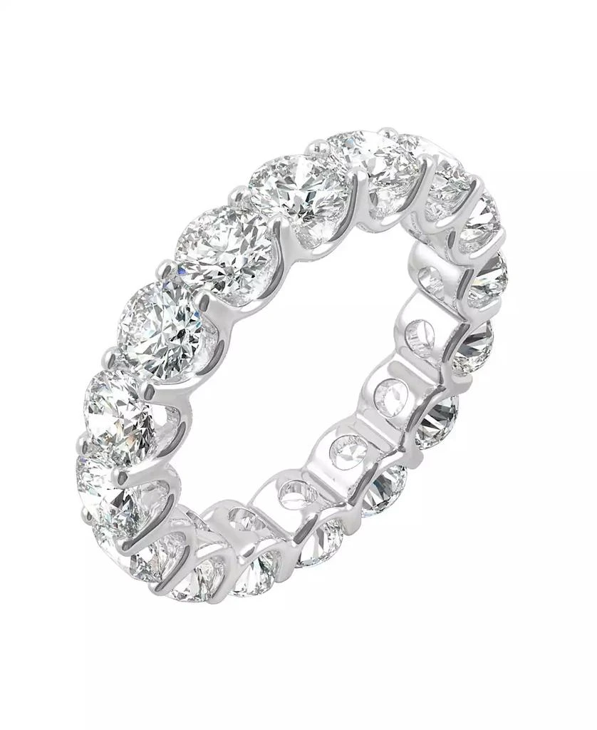 Charles 
Colvard Moissanite Eternity Band (5 ct. t.w. Diamond Equivalent) in 14k White Gold 1