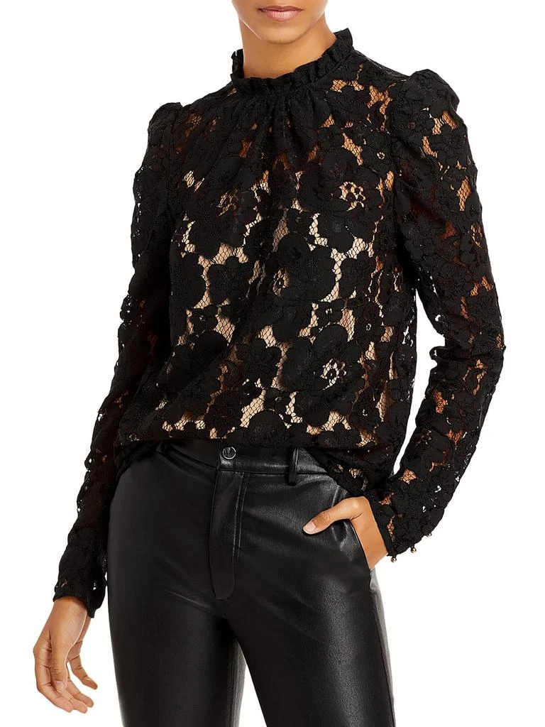 Wayf Womens lace Long Sleeve Blouse 2
