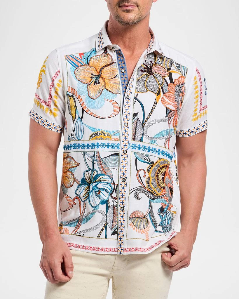 Robert Graham Men
s Manzu Short-Sleeve Shirt 4