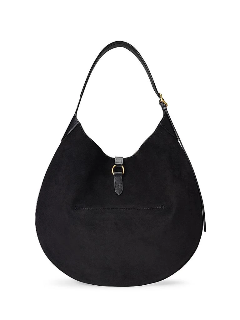 Ralph Lauren Polo ID Suede Shoulder Bag 4