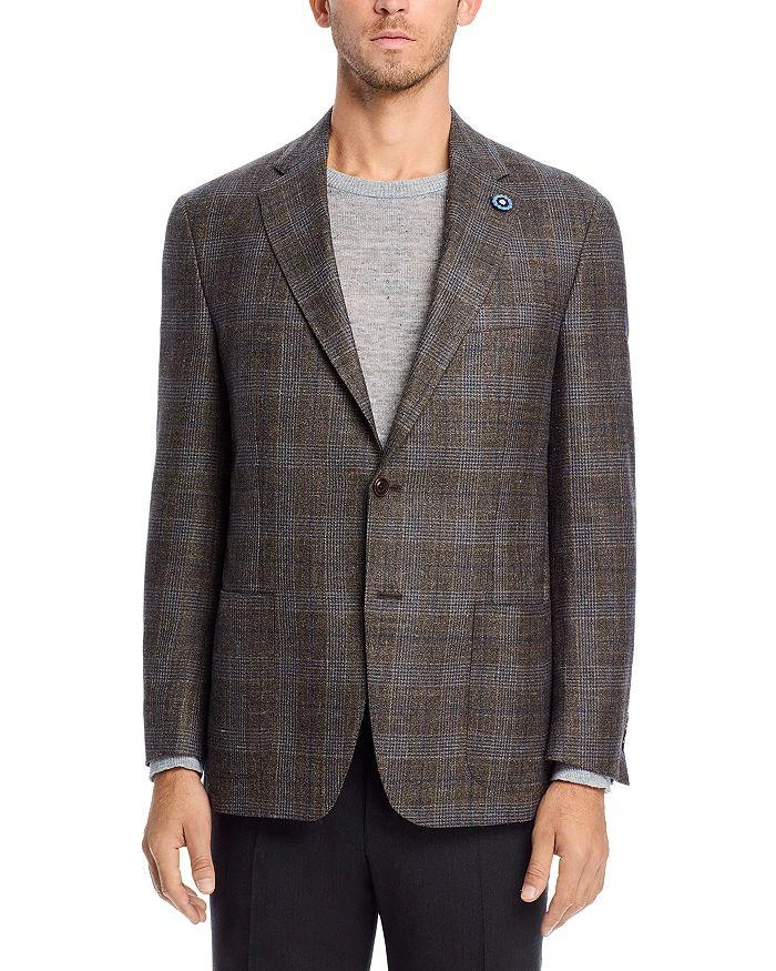 Hart Schaffner Marx New York Plaid Regular Fit Sport Coat 7