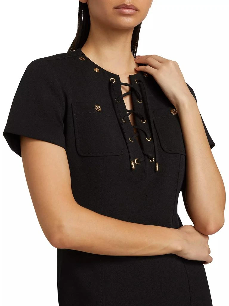 Michael Kors Cotton Short-Sleeve Minidress 6