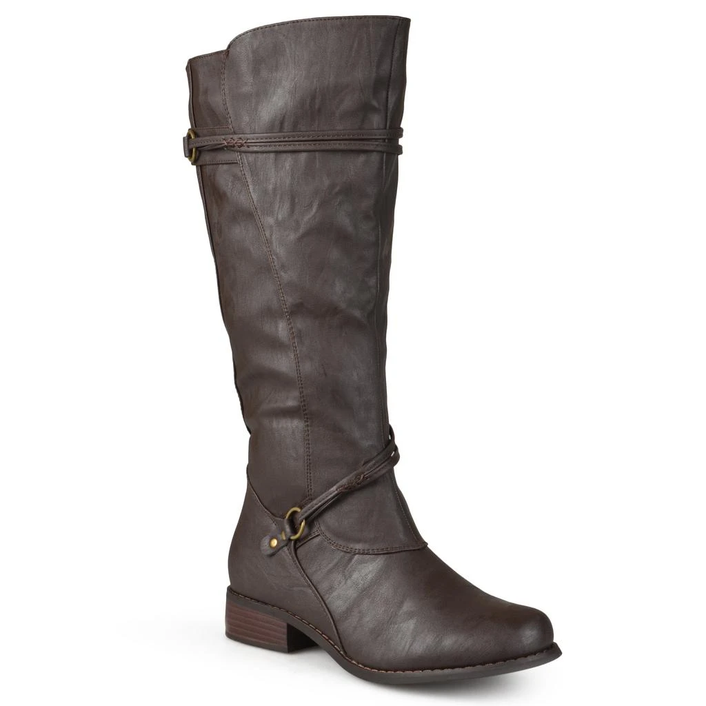 Journee Collection Collection Women's Extra Wide Calf Harley Boot 1