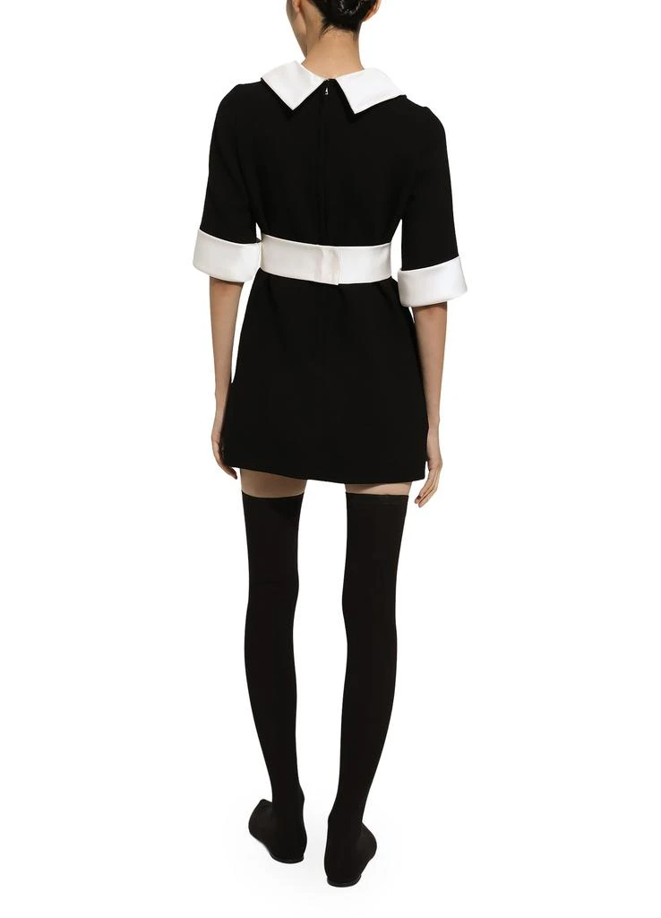 Dolce & Gabbana Short wool crepe dress 4