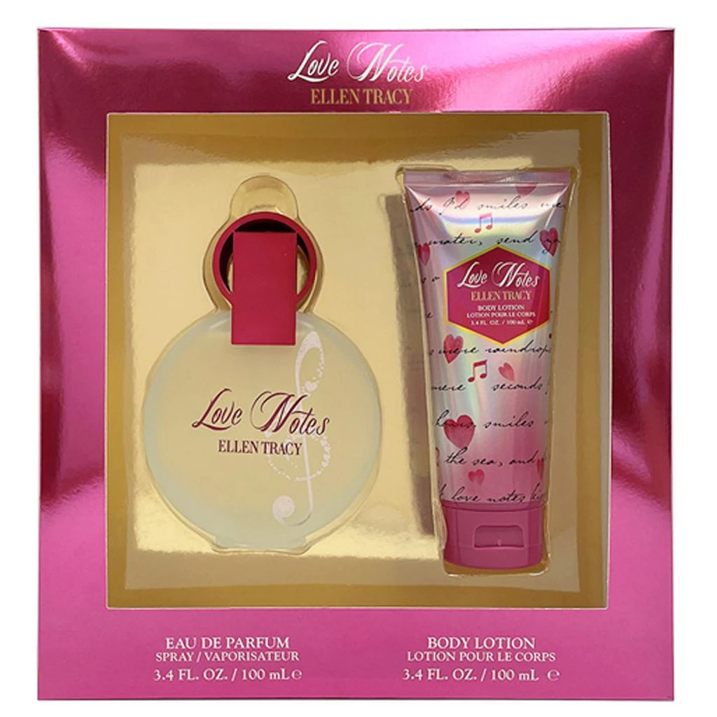 Ellen Tracy Love Notes Set 3.4 Oz EDP & 3.4 Oz Body Lotion 1