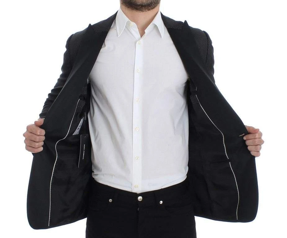 Dolce & Gabbana Dolce & Gabbana Black wool slim MARTINI blazer 7