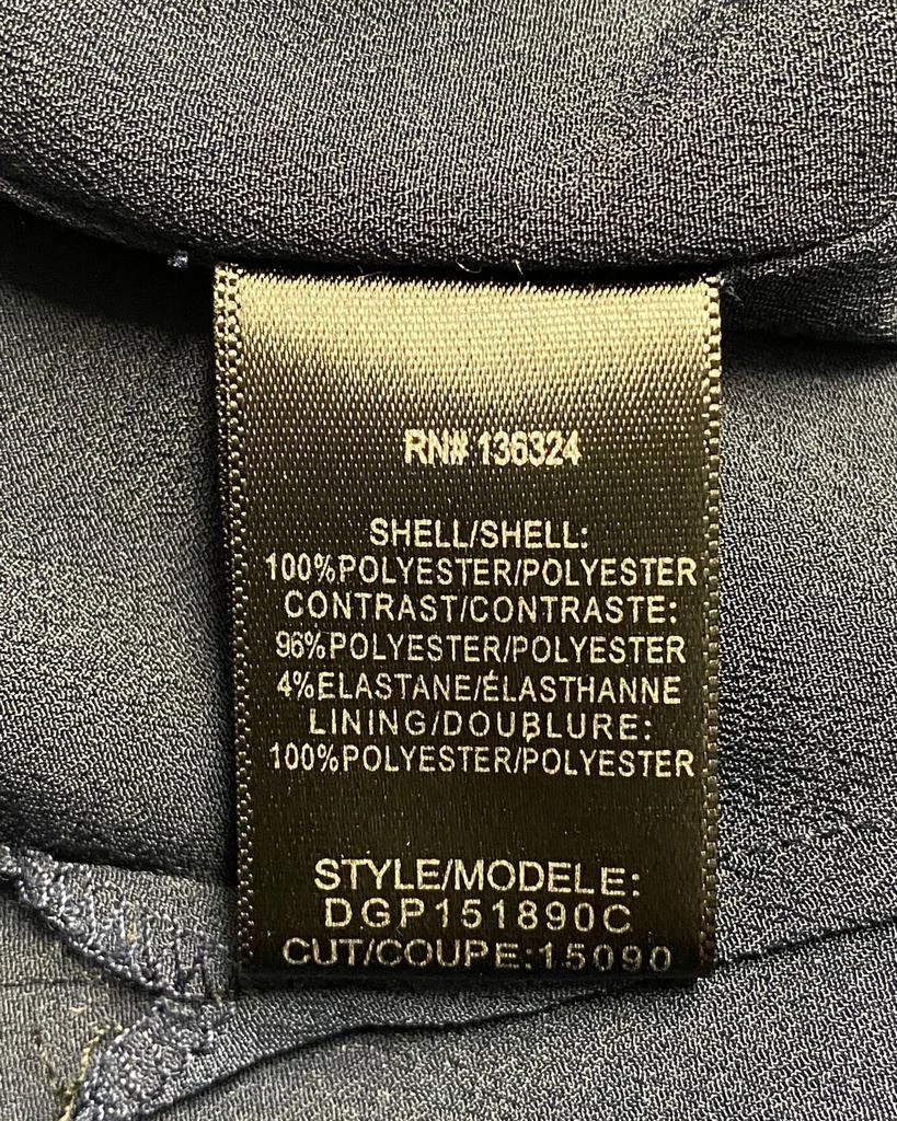 Halston Heritage Halston Heritage One Shoulder Dress in Navy Blue Polyester 5