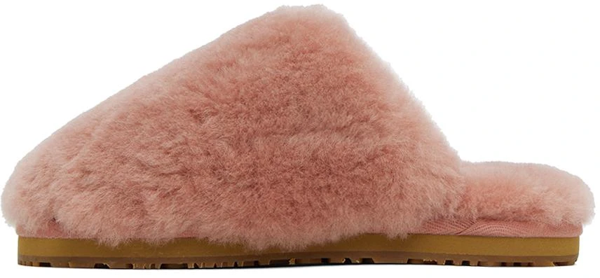Mou Pink Shearling Slippers 3