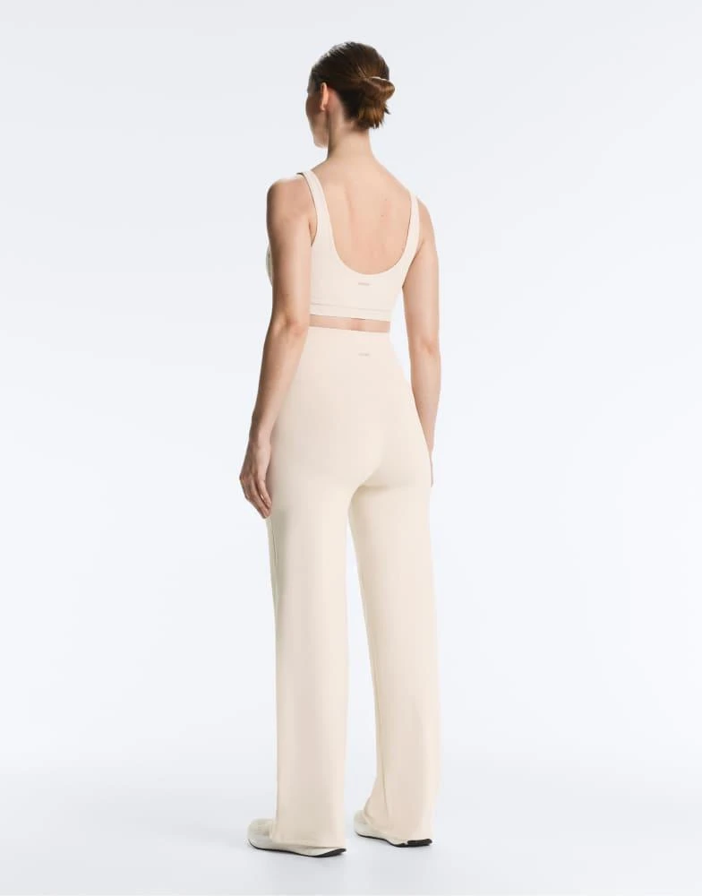 OYSHO OYSHO Maternity comfortlux straight-leg trousers in beige 2