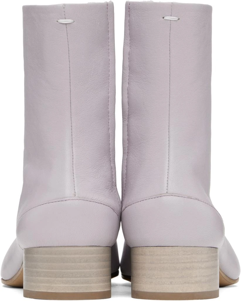 MAISON MARGIELA Purple Tabi Ankle Boots 2