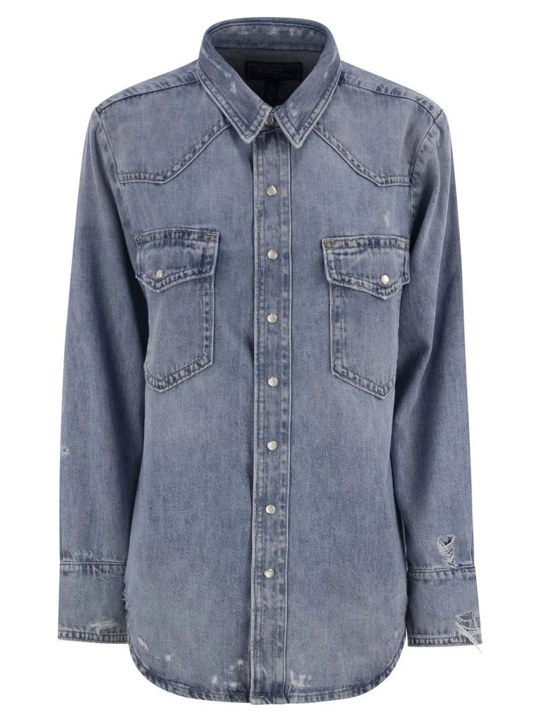 Ralph Lauren Polo Ralph Lauren Distressed Western Shirt 1