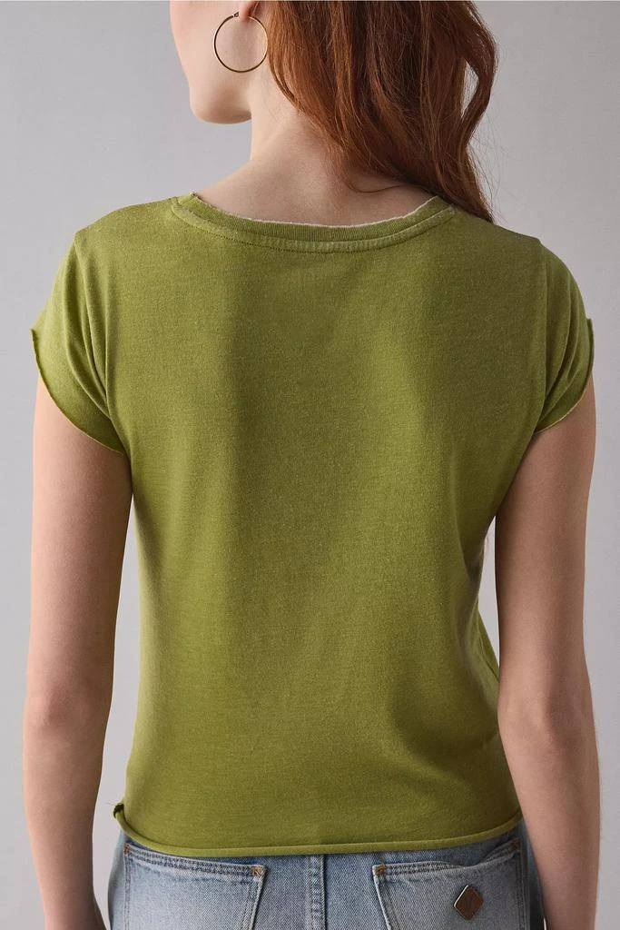 BDG BDG Binx Raw-Edge Cropped Baby Tee 4