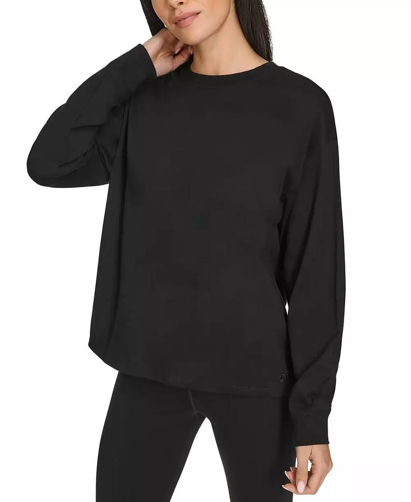 Calvin Klein Women's Long-Sleeve Crewneck T-Shirt 2