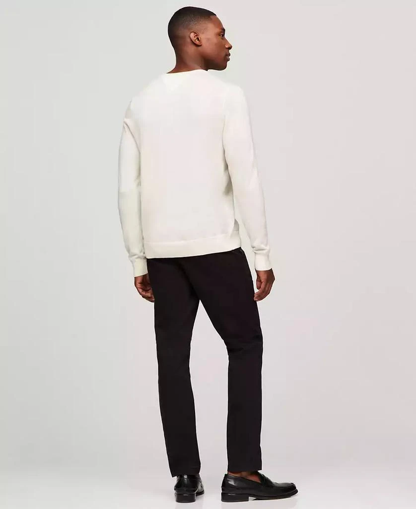 Tommy Hilfiger Men's Dress Casual Crewneck Fine Gauge Merino Wool Sweater 2