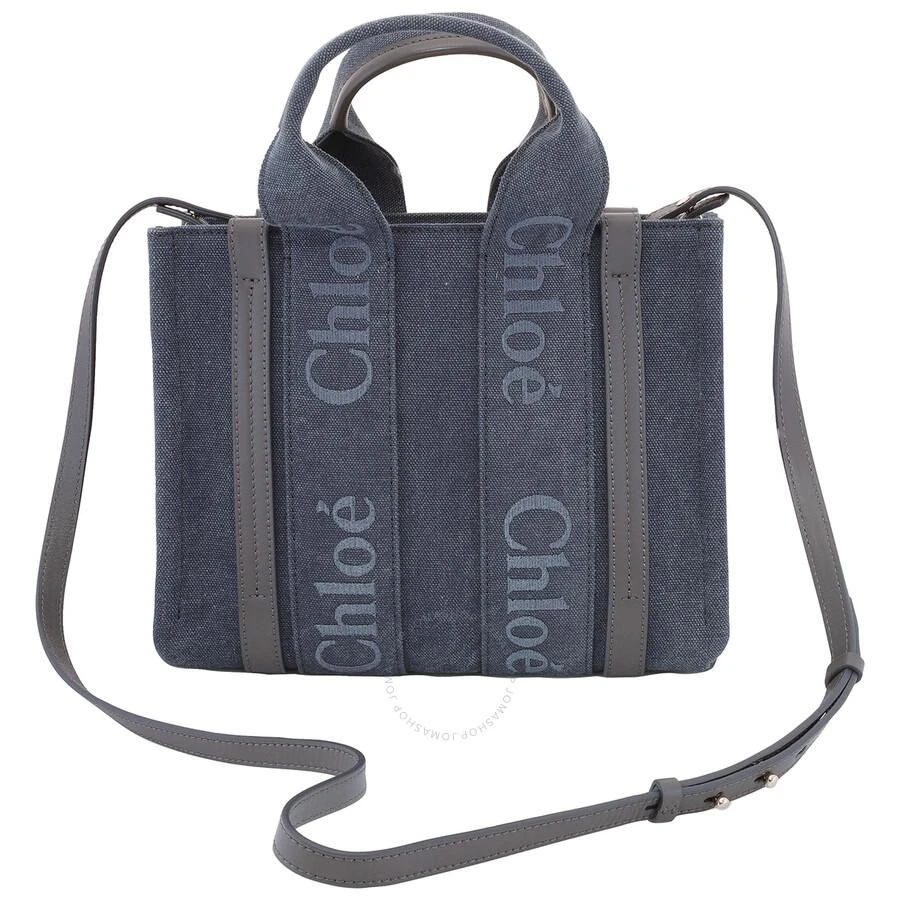 Chloé Canvas Small Woody Shopping Bag 3