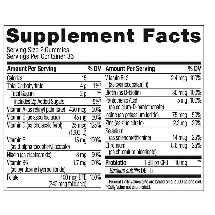 OLLY Adult Multi + Probiotic 5