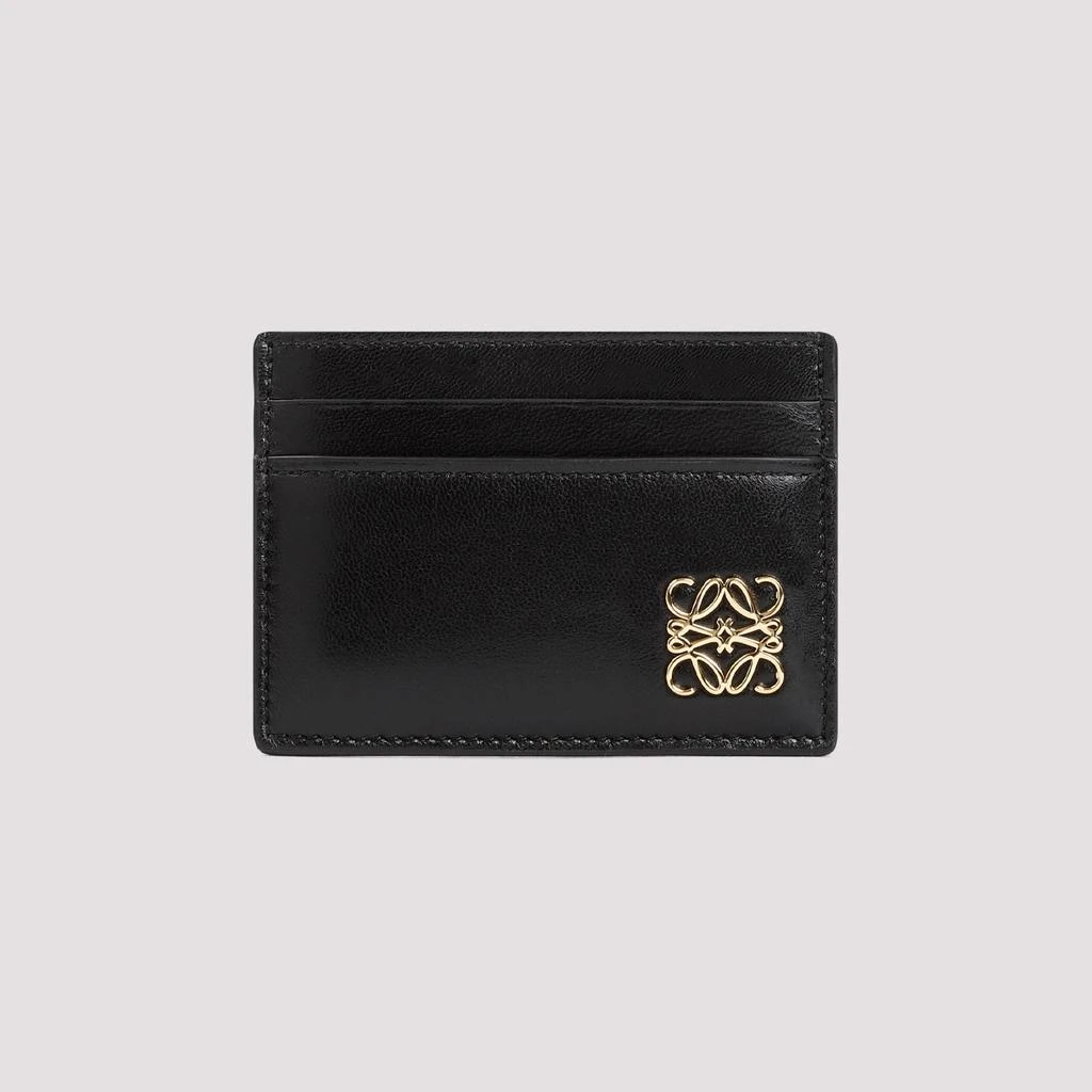 Loewe Black Nappa Calf Leather Anagram Puffer Plain Cardholder 3