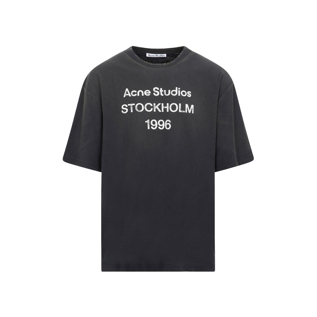 Acne Studios Acne Studios Logo Printed Crewneck T-Shirt