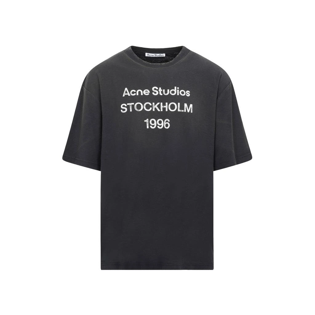 Acne Studios Acne Studios Logo Printed Crewneck T-Shirt 1