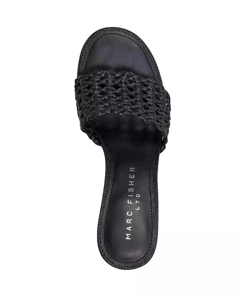 Marc Fisher Women
s Jazmine Woven Slip-On Sandals 4