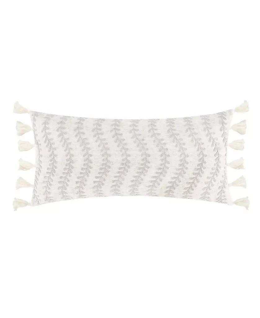 Levtex Ophelia Embroidered Decorative Pillow, 14" x 30" 1