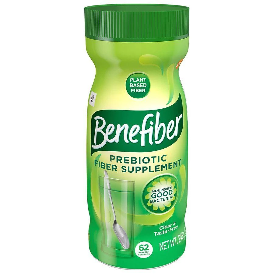 Benefiber Prebiotic Fiber Supplement Powder Unflavored, 62 dose 1