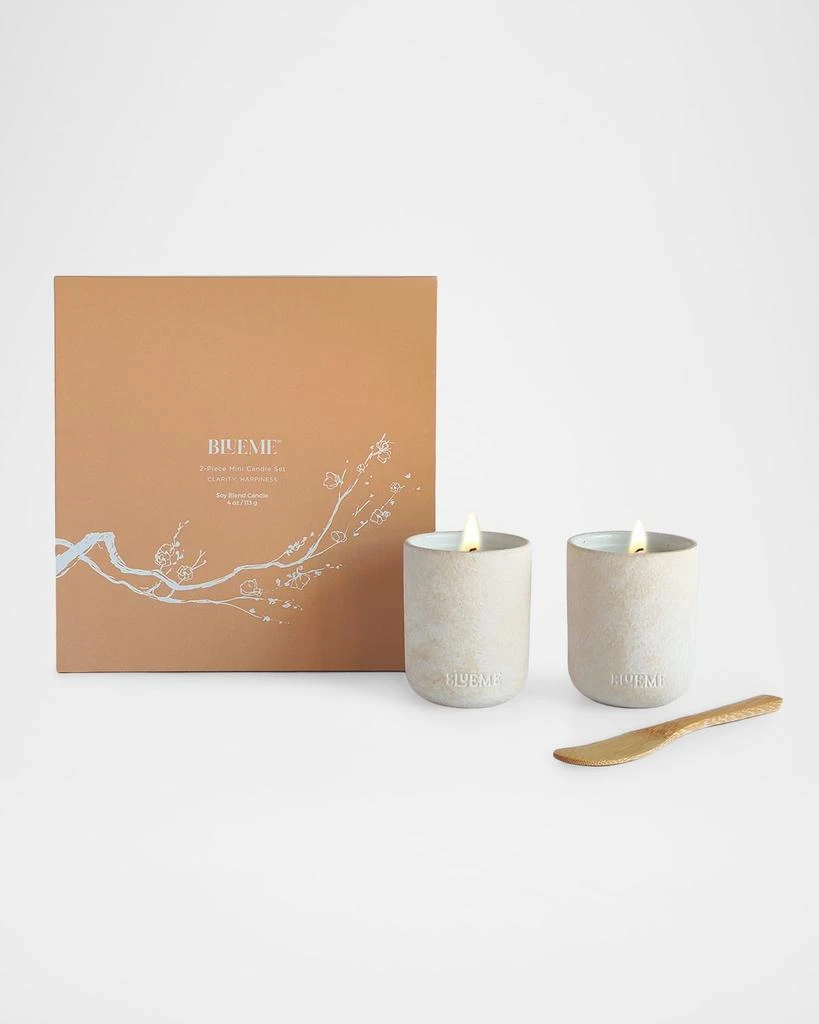 Blueme Clarity 
Happiness 2-Piece Candle Set