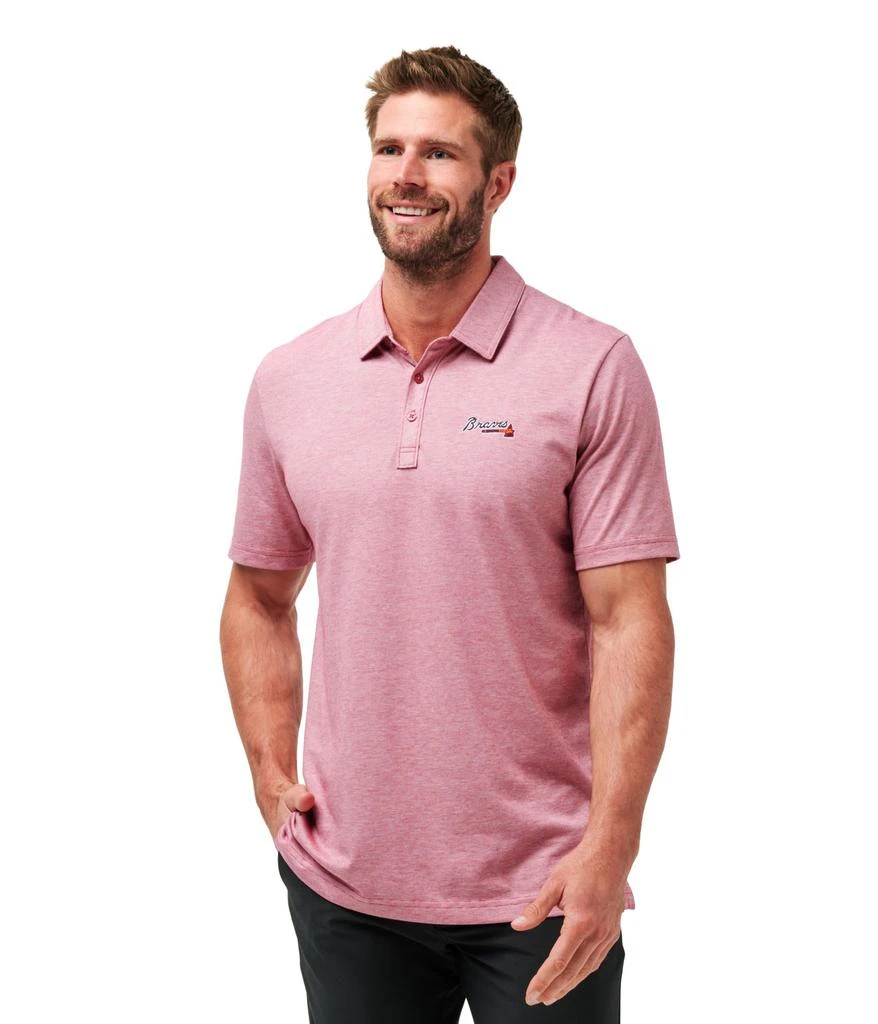 Travis Mathew Atlanta Braves The Zinna Polo 1
