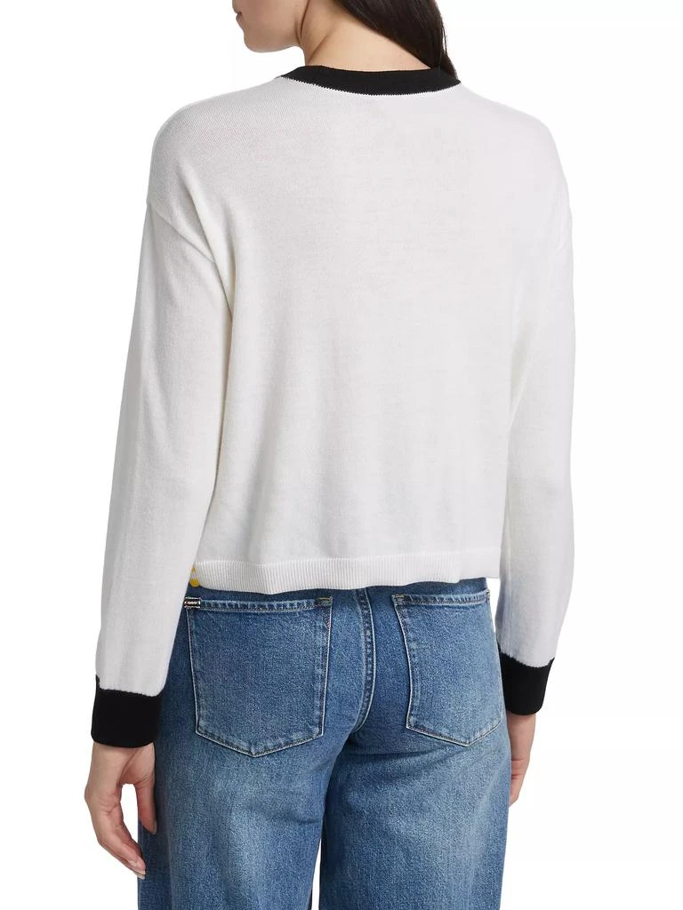 Alice + Olivia Gleeson Stace Face Sweater 5
