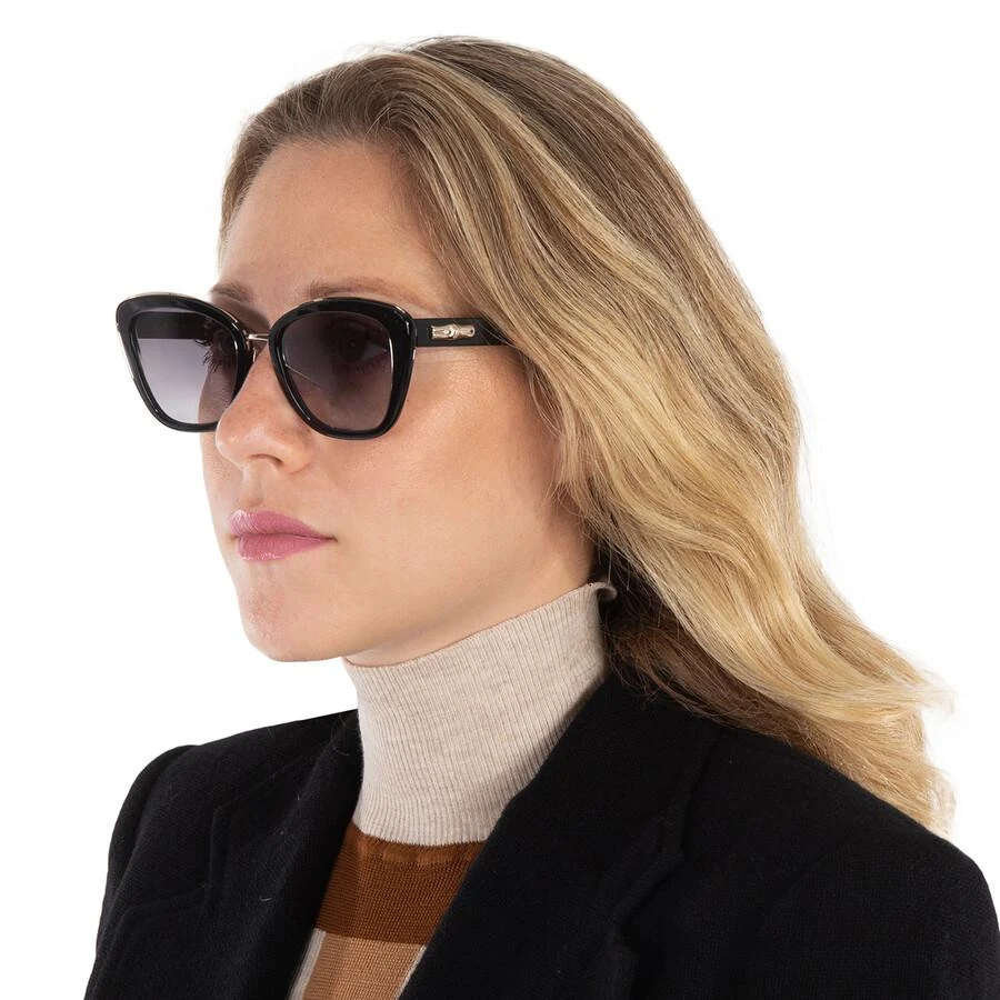 Longchamp Grey Gradient Cat Eye Ladies Sunglasses LO687S 001 53 2