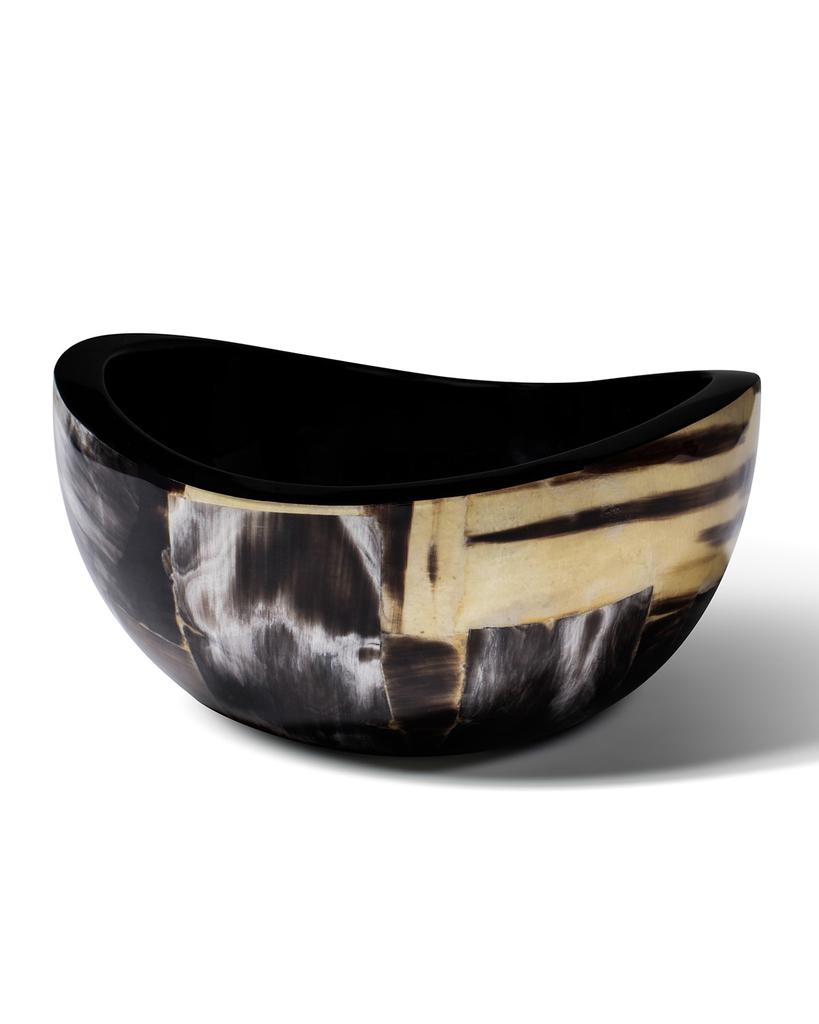 LADORADA Horn Veneer Accent Bowl