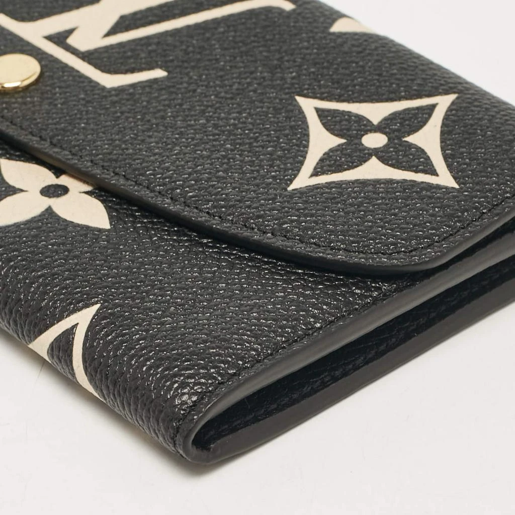 Louis Vuitton Louis Vuitton Black/Beige Giant Monogram Empreinte Leather Emilie Wallet 12