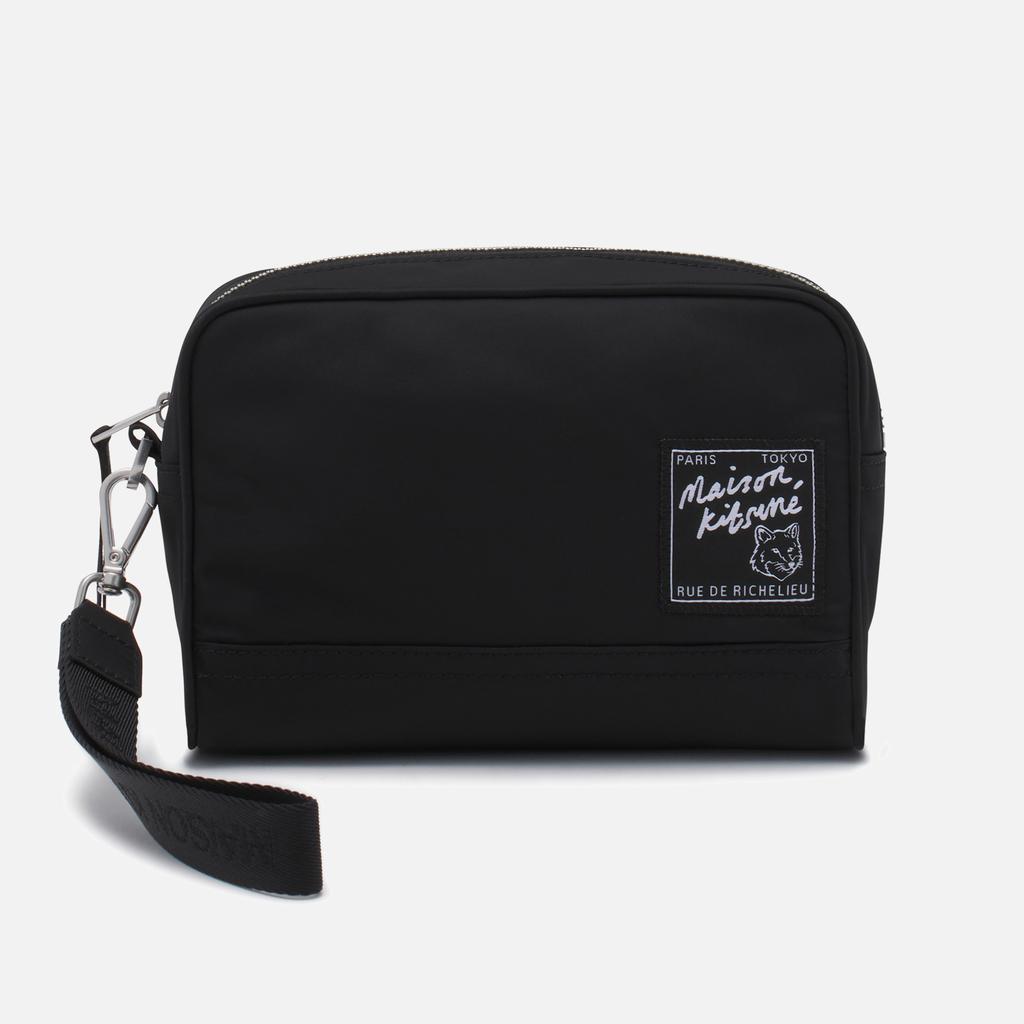 Maison Kitsune Blue 'The Traveller' Neck Pouch - Crossbody