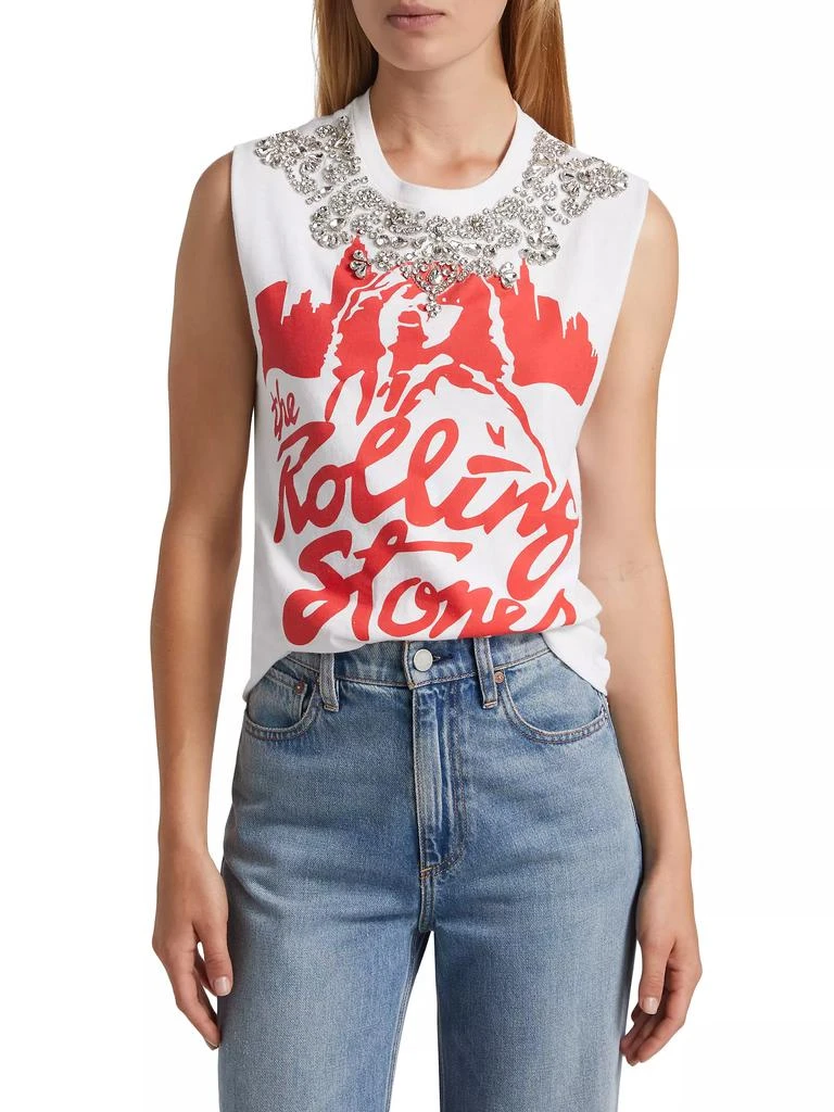 Alice + Olivia Micah Embellished Muscle Tank 3