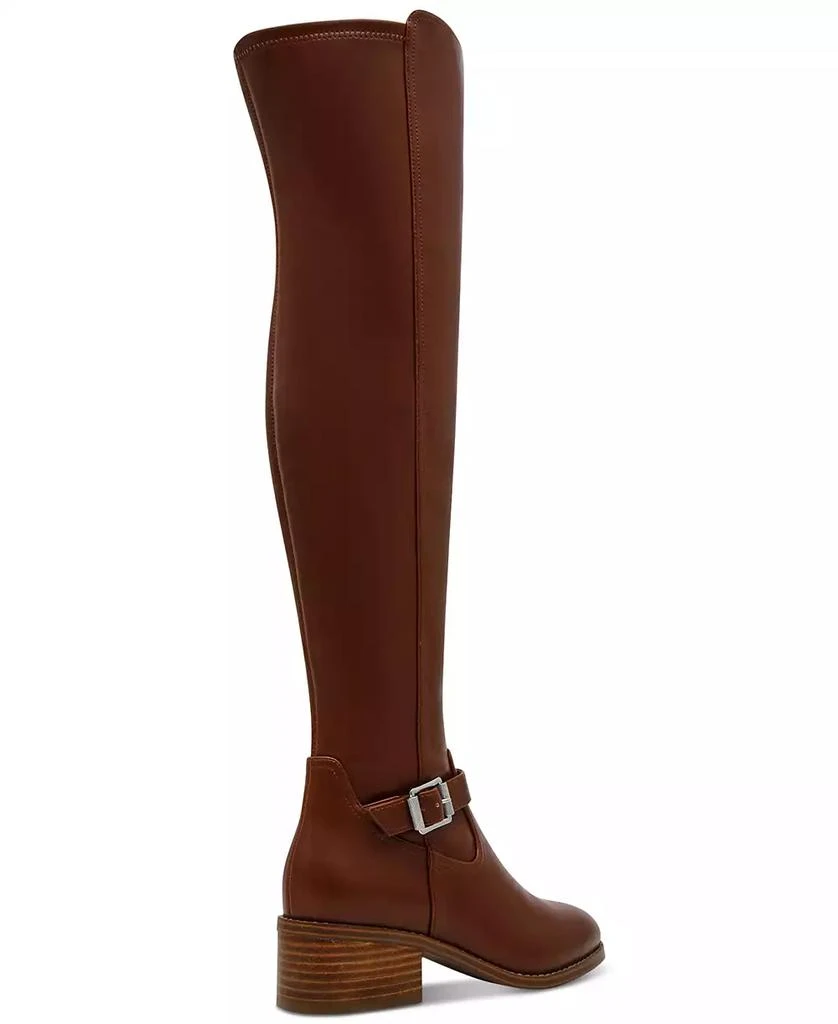 DV Dolce Vita Women's Elyse Over-The-Knee Buckle Block Heel Boot 6