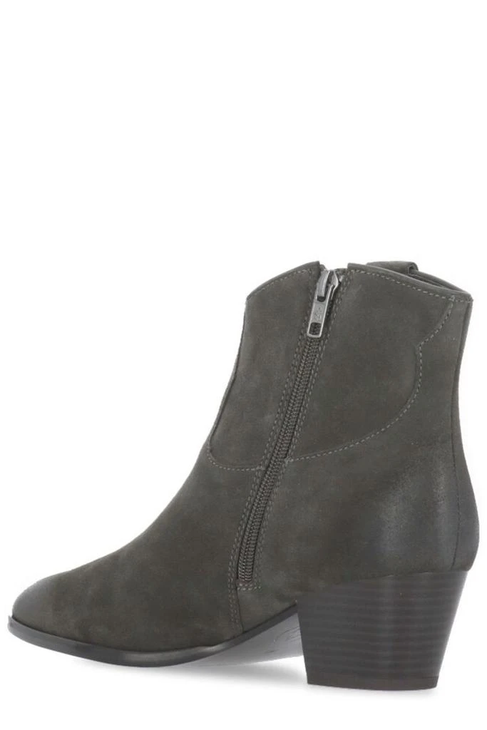 Ash Ash Pointed-Toe Side-Zip Ankle Boots 3