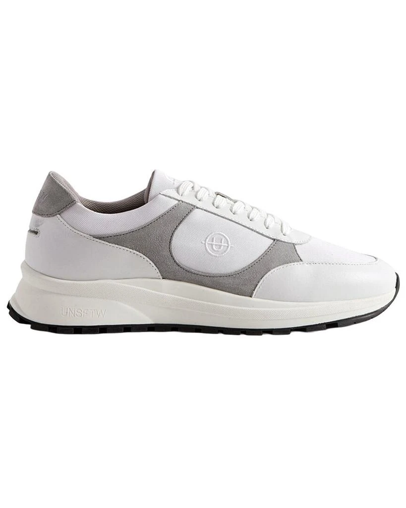 REISS Plemont Leather Sneaker