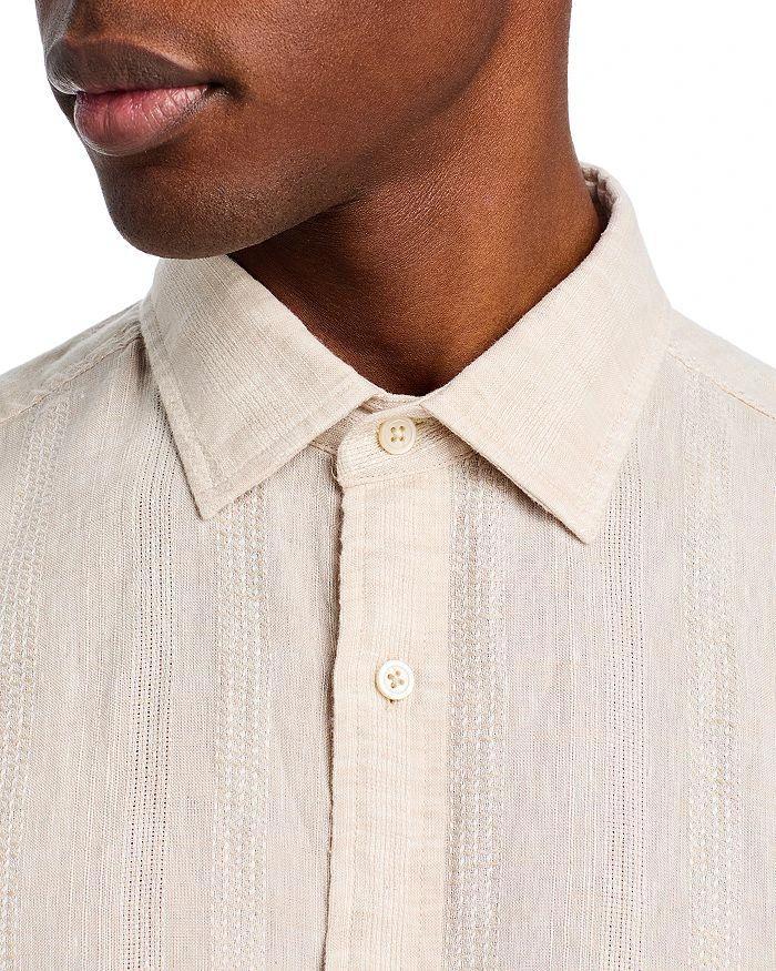 The Men's Store at Bloomingdale's Tonal Stitch Standard Fit Linen Shirt - Exclusive 6